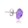 Silver Ametrine Stud Earring