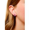 Silver Ametrine Stud Earring