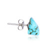 Silver Turquoise Stud Earring