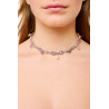 Silver Tessuto Necklace with Ametrine