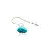 Silver Hook Earring with Turquoise