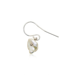 Silver Hook Earring with...