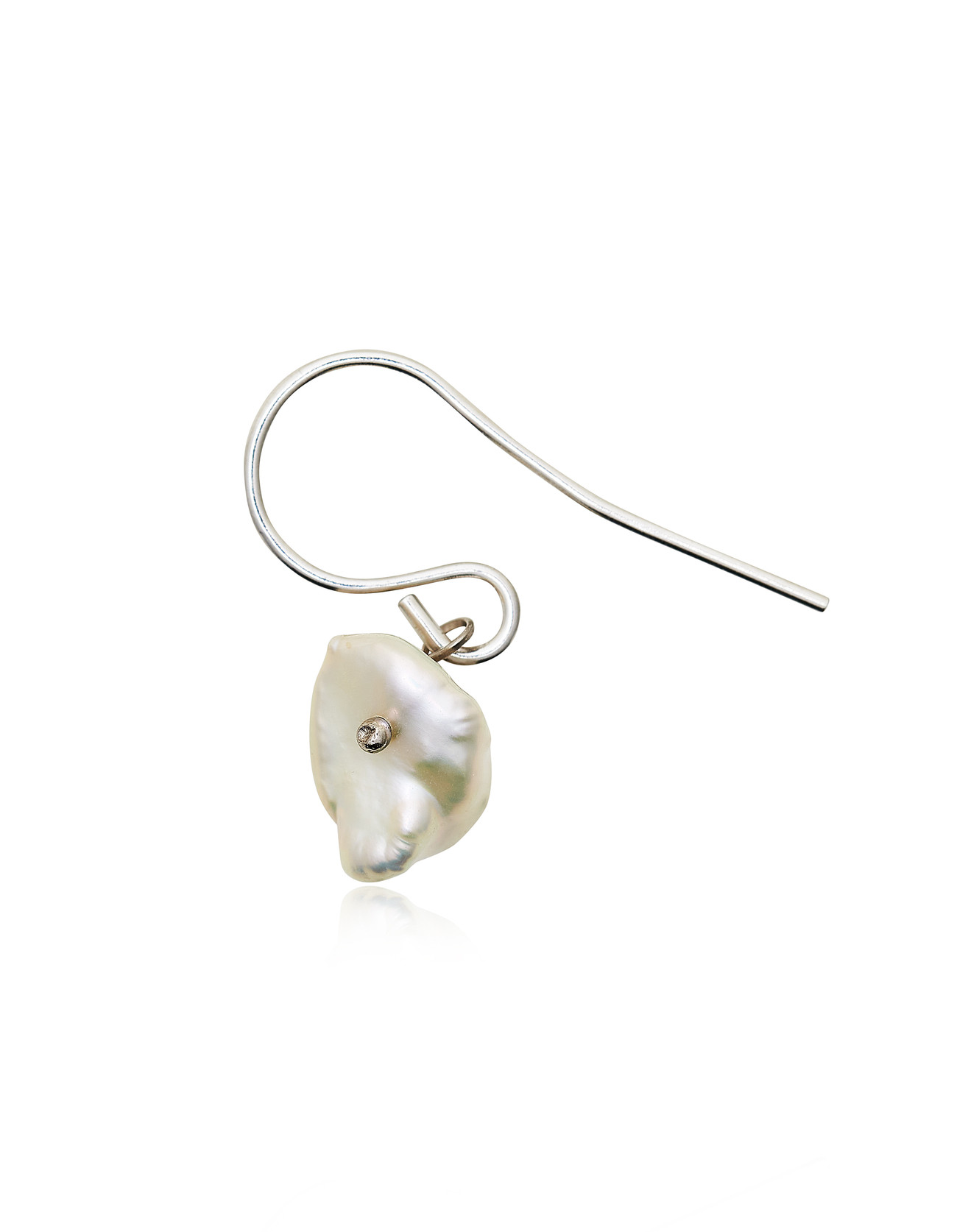 Keshi pearl store drop earrings