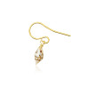 Gold plated Hook Earring with Seashell