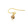 Gold plated Hook Earring with Seashell